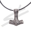 Halskette kleiner Thor-Hammer , silberfarben