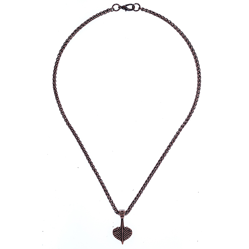 [PK-5168-4] Halskette Drachenboot, kupferfarben