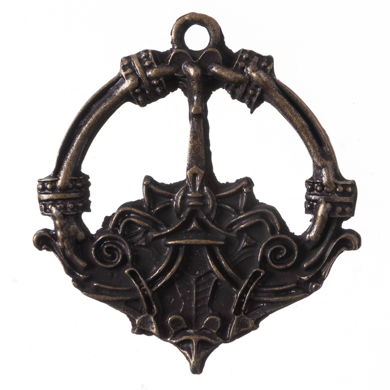 [P-5169-21] Anhänger Haithabu, altmessingfarben