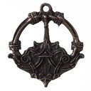 Anhänger Haithabu, altmessingfarben