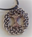 Anhänger Lebensbaum-Knoten, silberfarben