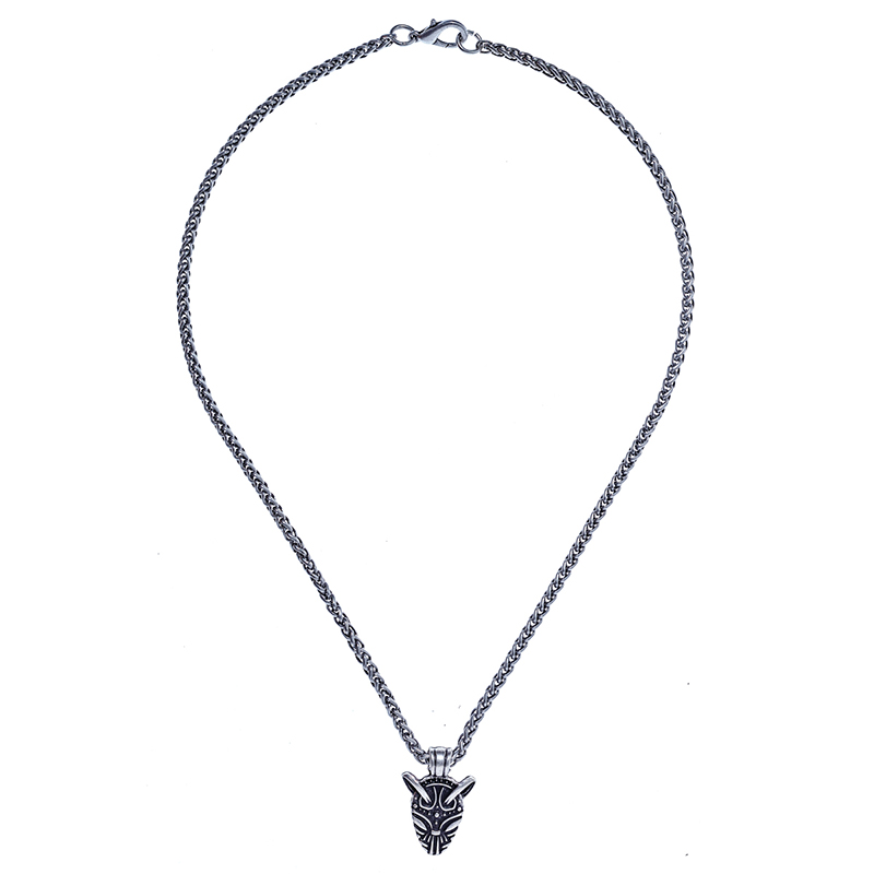 Halskette Fenrir, silberfarben