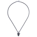 Halskette Fenrir, silberfarben