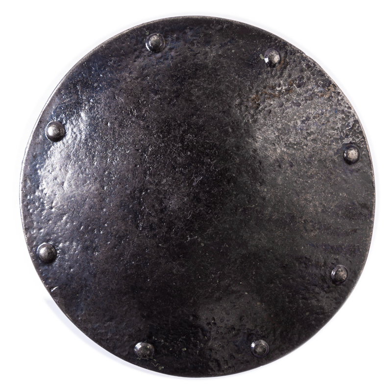 Gürtelschließe „Ragnar“ – Eisenfarbene Schildschnalle im Wikingerstil für 4 cm Gürtel