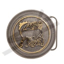 Zinnschließe Keltisches Pferd