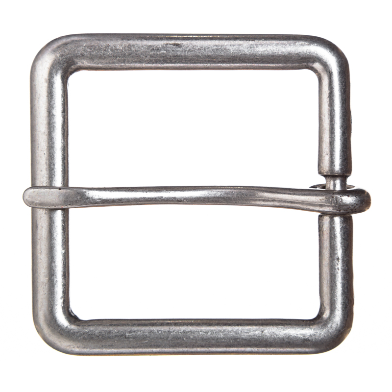 Sander, silberfarbene puristische Dorn-Schließe