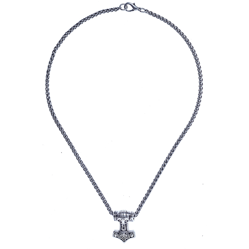 [PK-5172-1] Halskette Malmer des Thor, silberfarben