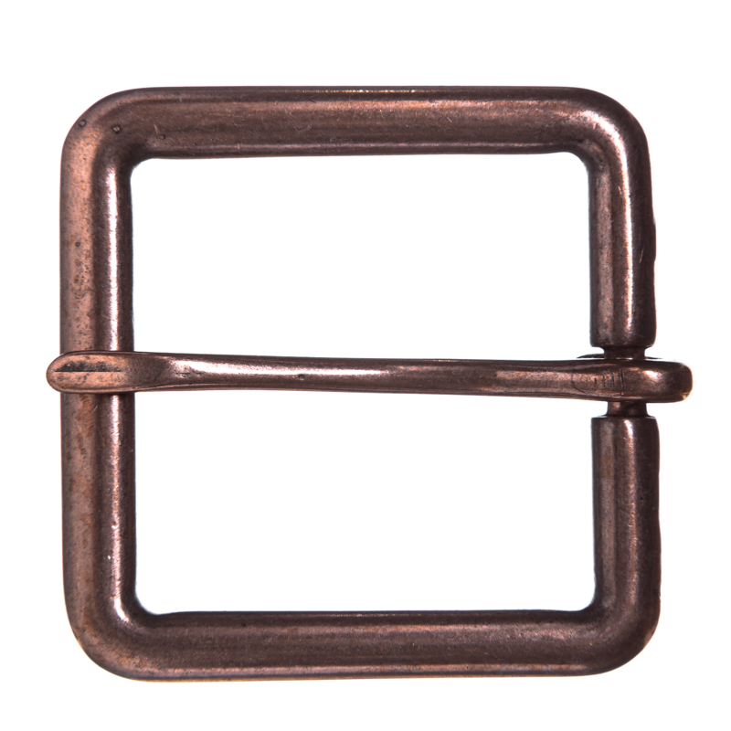 [B622-4] Kupferfarbene Dornschließe „Sander“ – puristische Gürtelschnalle aus Zamak für 4 cm Gürtel