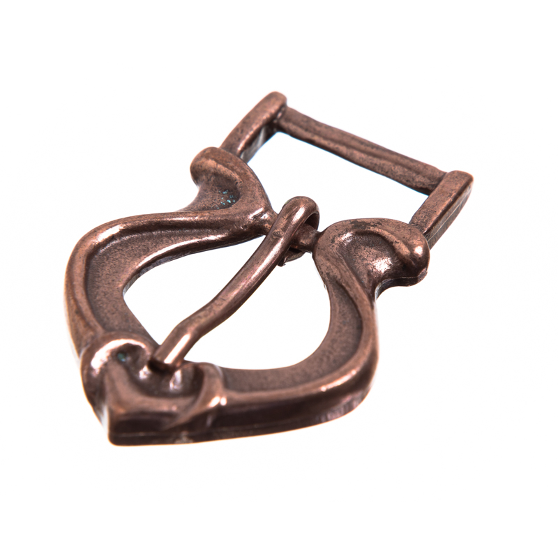 [B683-4] Douglas Mittelalter-Schließe in Kupferoptik – Dornschließe für 2 cm Riemen
