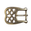 Flecht-Schließe, messingfarben