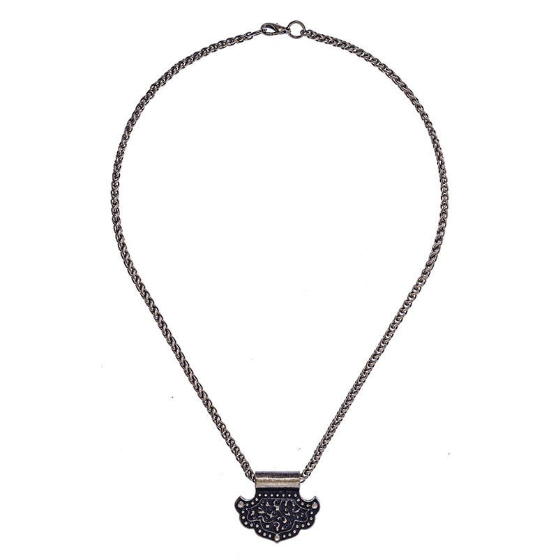 Halskette birka hammer, altmessingfarben