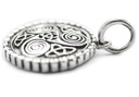 Schmuck Anhänger Silan Ø 1,7 cm – Silber 925 – Keltisches Triaden-Amulett für Schutz & Energie