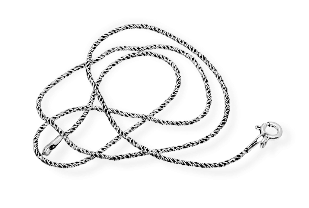 [k14-2] Silberkette Norvina 46 cm – Zarte historische Halskette aus Silber 925