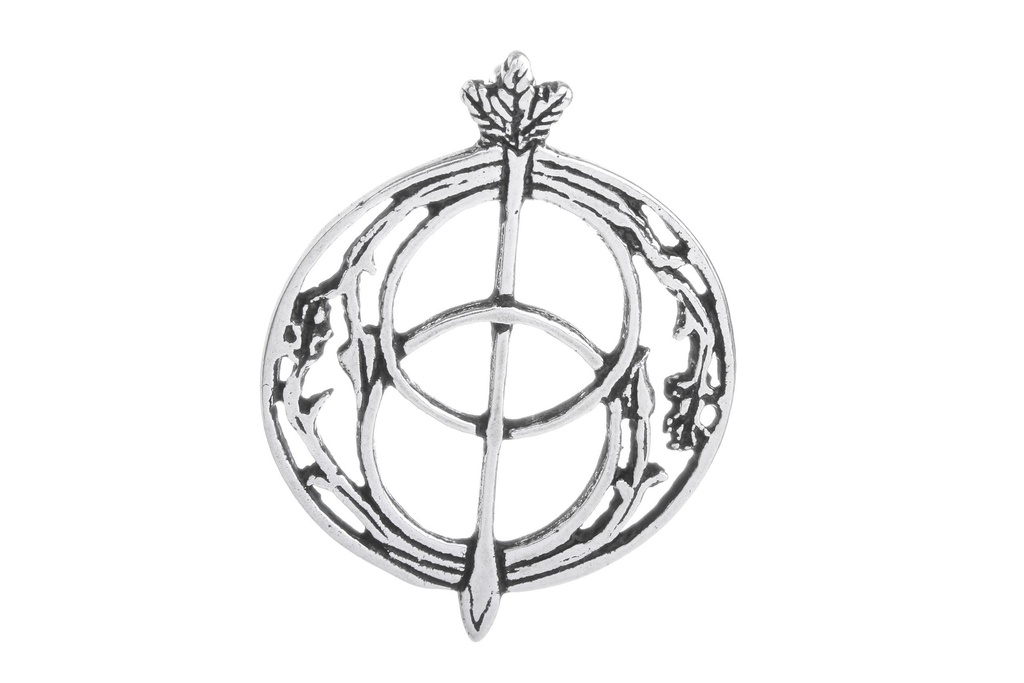 [WK2015-Ac2-2] CHALICE – Keltischer Avalon-Anhänger aus Silber 925 (3,3 cm) | Glücksamulet aus Glastonbury