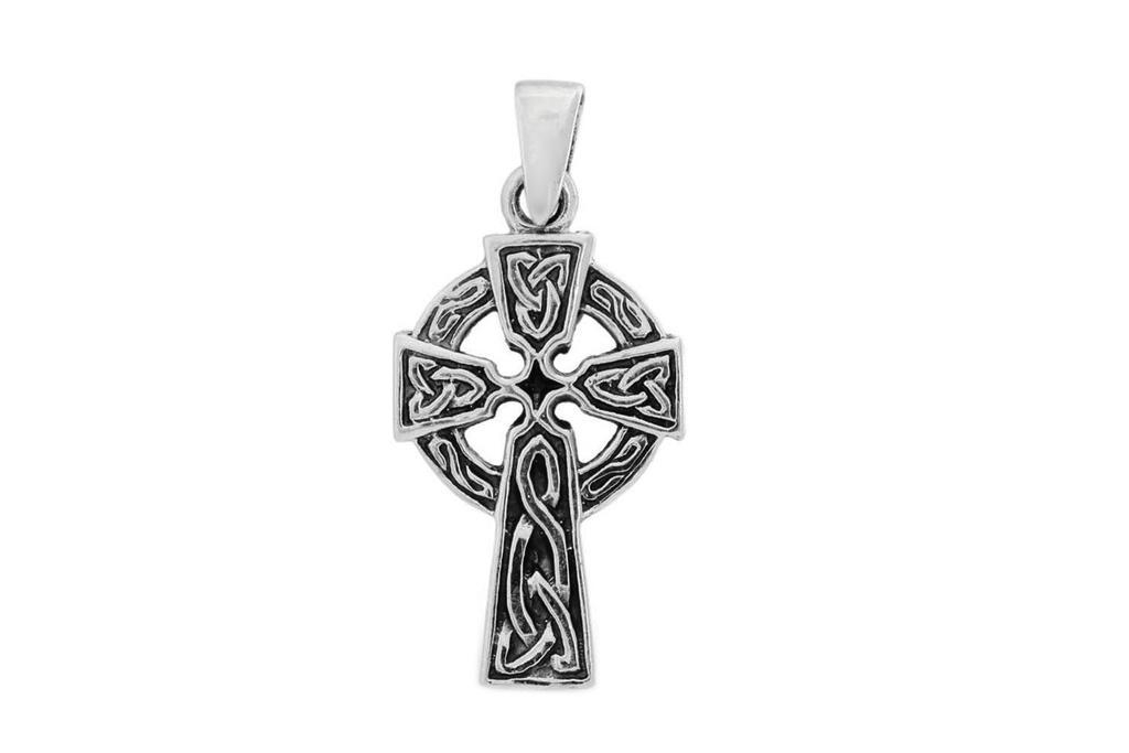 Keltischer Kreuz-Anhänger ARAWN aus 925er Silber – Mystisches Schutzsymbol für Balance und Spiritualität (2,9 cm)