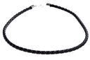 Lederband geflochten 3 mm 40 cm Halsreif - Accessoire für Larp, Mittelalter und Alternative Ethno Fashion