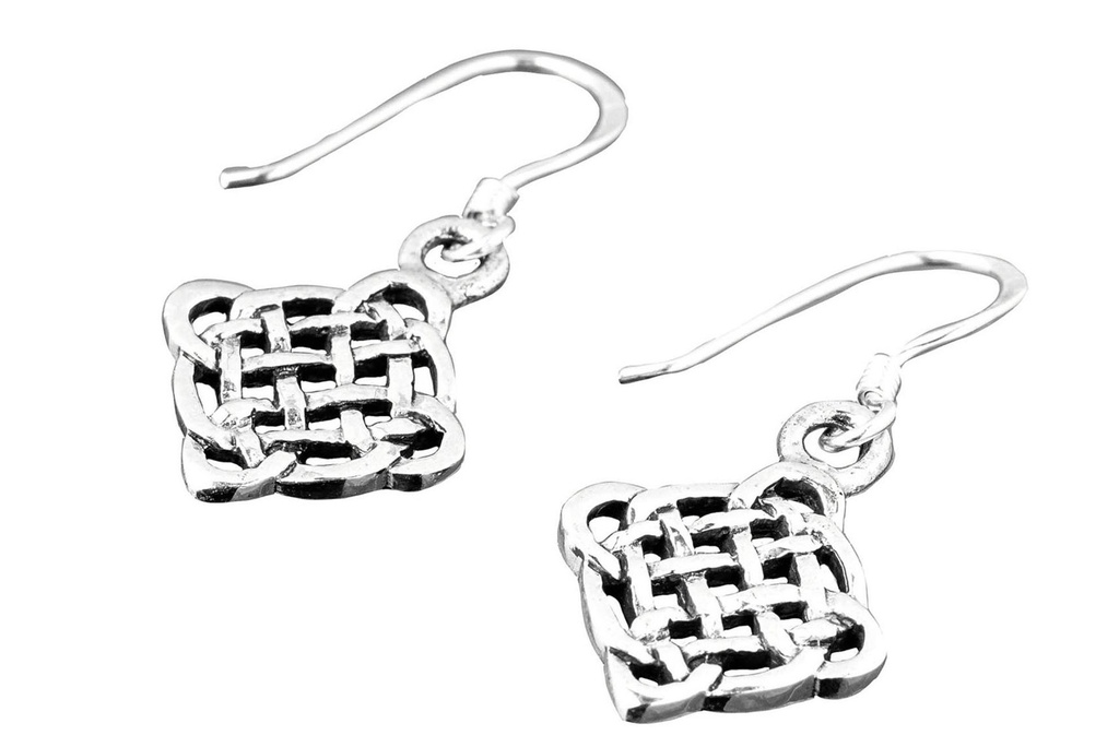 [oh17] Ohrhänger Alina Celtic aus Silber 925 – Keltischer Knoten Ohrschmuck 1,7 cm