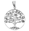 Amulett, Anhänger 'Maja Baum des Lebens' aus Silber 925 - Mittelalter, Larp, Fantasy Schmuck