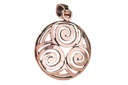 Keltisches Amulett, Anhänger 'Spirals' aus Bronze- Mittelalter, Larp, Reenactment Schmuck