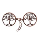 Weltenbaum-Verschluss „Yggdrasil“ – Kupferfarbener Mantelverschluss mit Weltenesche-Motiv