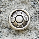 keltisches Schild, Silberfarbener Beschlag