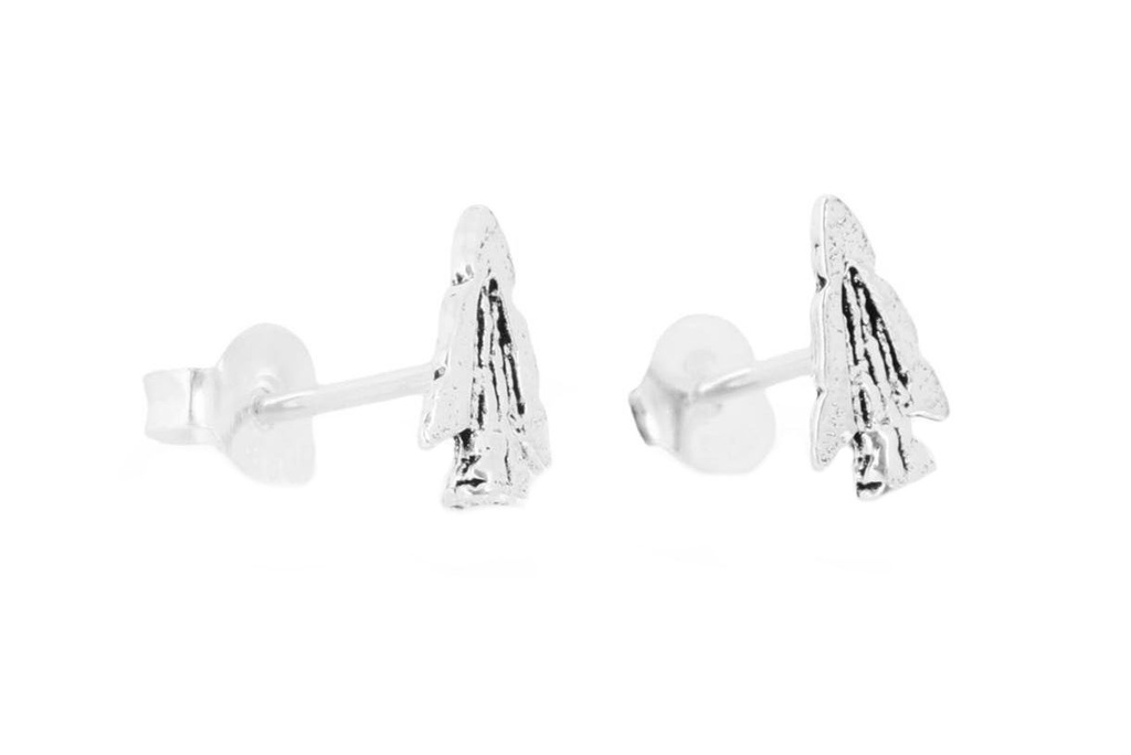 [ost10] Ohrstecker KADIR aus 925er Silber 8 mm – Wikinger Pfeilspitze Ohrschmuck