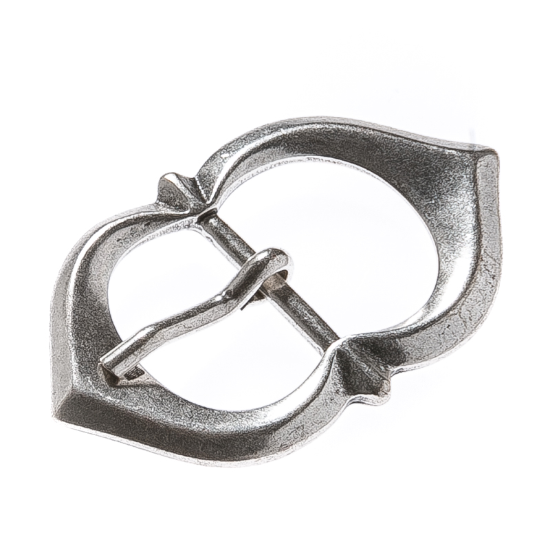 [B606-1] Spitzbogen-Schließe,25mm, silberfarben