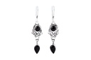 Ohrhänger 'Narisa Onyx' Silber 925 -  Schmuck für Mittelalter, Reenactment und Larp