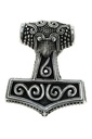 Thorshammer Anhänger TÓLIR aus Silber – Mjölnir Schonen Replik 3,5 cm