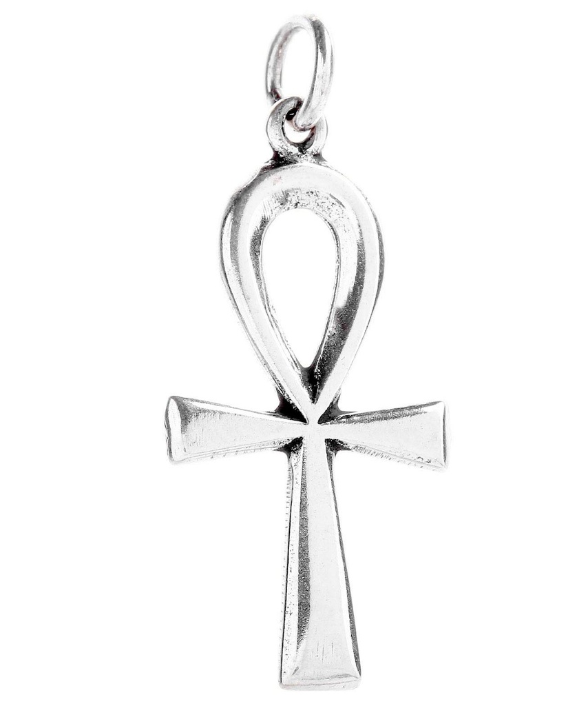 Amulett, Anhänger 'Ankh - Ägyptisches Kreuz' aus Silber 925 - Mittelalter, Larp, Fantasy Schmuck