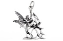 Amulett, Anhänger 'Zauberelfe' aus Silber 925 - Mittelalter, Larp, Fantasy Schmuck