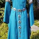 Kettengürtel Y-Gürtel Y-Runenkreise silberfarben Ypsilongürtel Accessoire für Larp, Mittelalter und Alltag