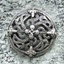 keltische Schlangen, Beschlag silberfaben