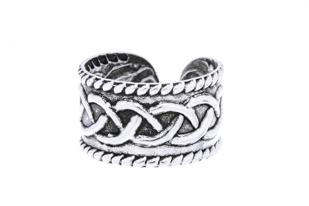 Keltische Ohrklemme Atas aus Silber – Kleiner Ohrschmuck 6 mm ohne Ohrloch