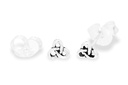 Ohrstecker 'Lyn Celtic' Sterling Silber 925 - Schmuck für Mittelalter, Reenactment und Larp