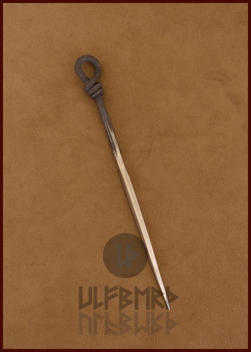 [6383] Mittelalter Esspfriem, Edelstahl geschmiedet