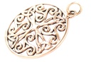 Schmuck Anhänger Aurea Ø 3,1 cm – Bronze – Keltisches Kreuz für Schutz & spirituelle Kraft