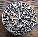 VEGVISIR, messingfarbener Beschlag