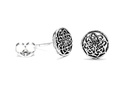 Ohrstecker 'Keltische Blume des Lebens' Sterling Silber 925 - Schmuck für Mittelalter, Reenactment und Larp