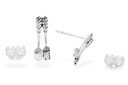 Ohrstecker 'Silberbesteck Meena' Sterling Silber 925 - Schmuck für Mittelalter, Reenactment und Larp
