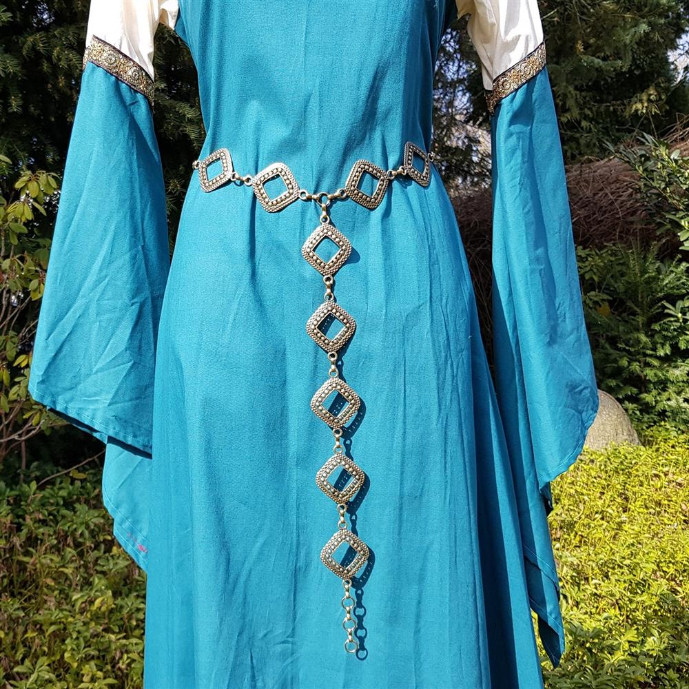 [CY-5356-2] Kettengürtel Y-Gürtel Y-Bastion messingfarben Ypsilongürtel Accessoire für Larp, Mittelalter und Alltag