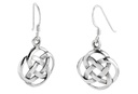 Keltische Ohrhänger Raia aus Silber – Blume des Lebens Schmuck 1,9 cm