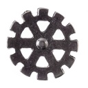 Wheel, eisenfarbener Beschlag