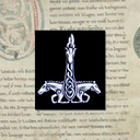 Thorshammer Mjölnir Anhänger 'Araton - Pferdehammer' aus Silber 925 - Mittelalter, Larp, Reenactment Schmuck