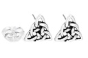 Ohrstecker 'Danu Keltischer Knoten' Sterling Silber 925 - Schmuck für Mittelalter, Reenactment und Larp