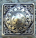 Celtic Square, silberfarbener Beschlag