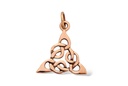 Keltisches Amulett, Anhänger 'Isea – Celtic Triangle' aus Bronze- Mittelalter, Larp, Reenactment Schmuck