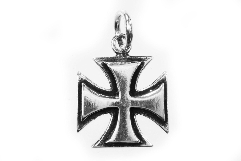 [WK2015-ak48] Amulett, Anhänger 'Eisernes Kreuz' aus Silber 925 - Mittelalter, Larp, Fantasy Schmuck