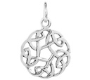 Keltisches Amulett, Anhänger 'Keltischer Knoten' aus Silber 925- Mittelalter, Larp, Reenactment Schmuck