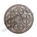 großer Beschlag 'Birka Brustplatte', silberfarben